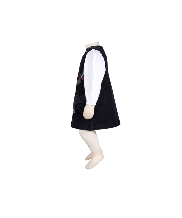 ست تیشرت و سارافون نوزادی دخترانه آدمک Adamak کد 2926001