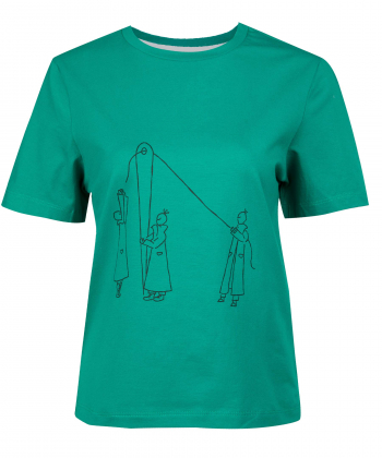 تیشرت طرح دار زنانه واسا Vasa کد 140014