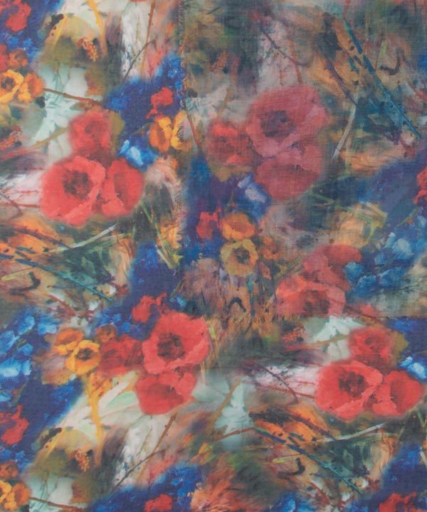 روسری نخی آبرنگی