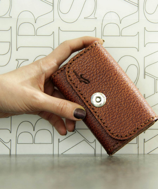 جاکارتی چرم طبیعی بیسراک Bisrak Leather مدل آکاردئونی