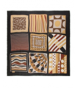 روسری ترک طرح هندسی