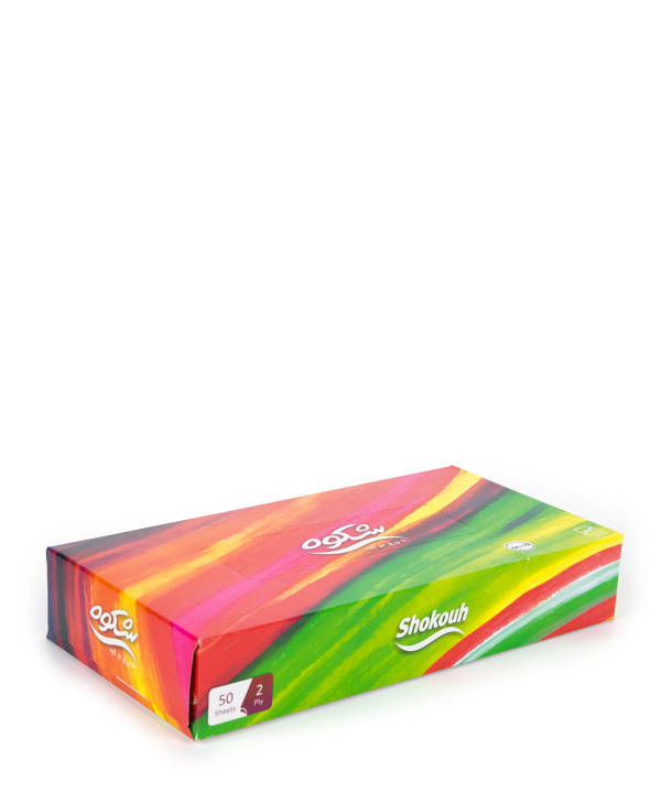 دستمال کاغذی 50 برگ شکوه Shokouh