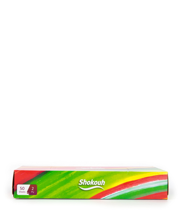 دستمال کاغذی 50 برگ شکوه Shokouh