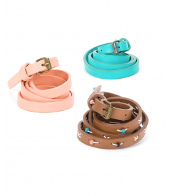 کمربند دخترانه برند پی لس Brand Payless کد 4414084 بسته سه عددی
