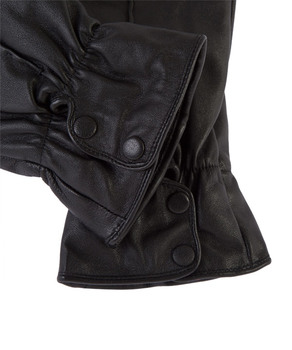 دستکش چرم مردانه مشکی چرم مشهدMahshid leather مدل R0527