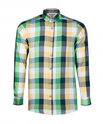 پیراهن چهارخانه مردانه برندس Brands کد BR2277