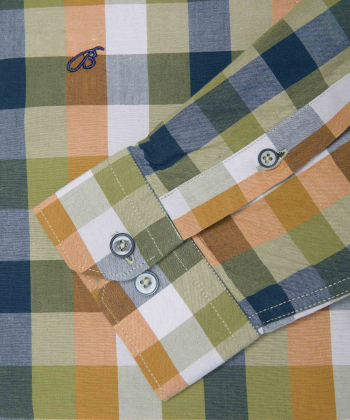 پیراهن چهارخانه مردانه برندس Brands کد BR2278