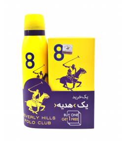 عطر زنانه بورلی هیلز پولو کلاب Beverly Hills Polo Club مدل Eight حجم 50 میلی لیتر با هدیه