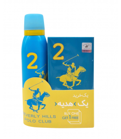 عطر زنانه بورلی هیلز پولو کلاب Beverly Hills Polo Club مدل Two حجم 50 میلی لیتر با هدیه