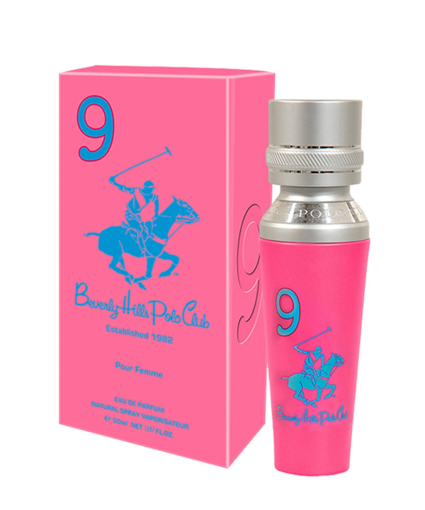 ادوپرفیوم زنانه بورلی هیلز پولو کلاب Beverly Hills Polo Club مدل Nine حجم 50 میلی‌لیتر با هدیه