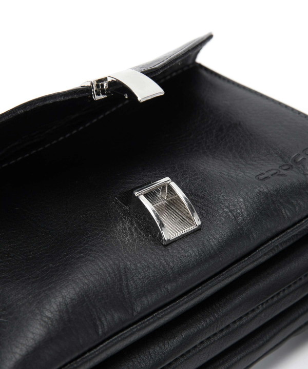 کیف دوشی زنانه چرم طبیعی چرم کروکو Croco Leather مدل سوین