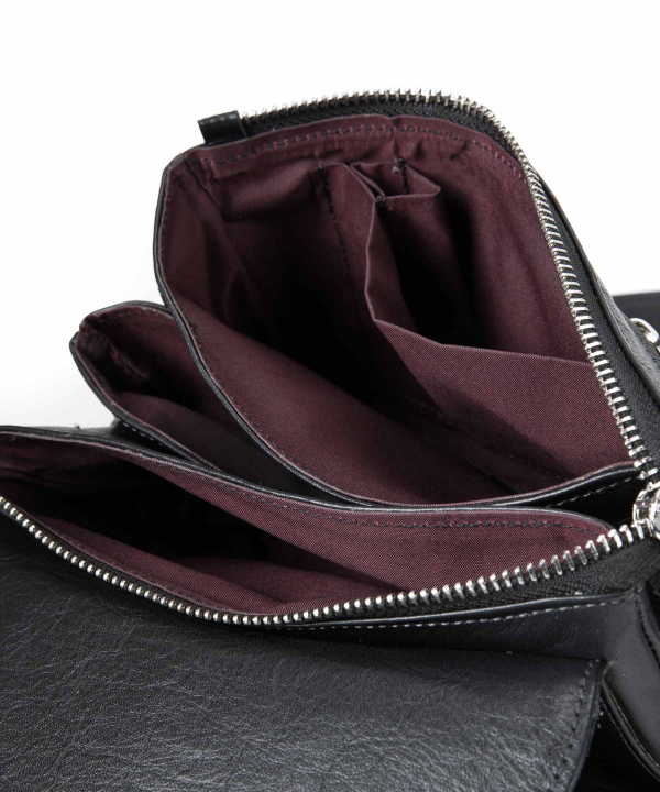 کیف دوشی زنانه چرم طبیعی چرم کروکو Croco Leather مدل سوین