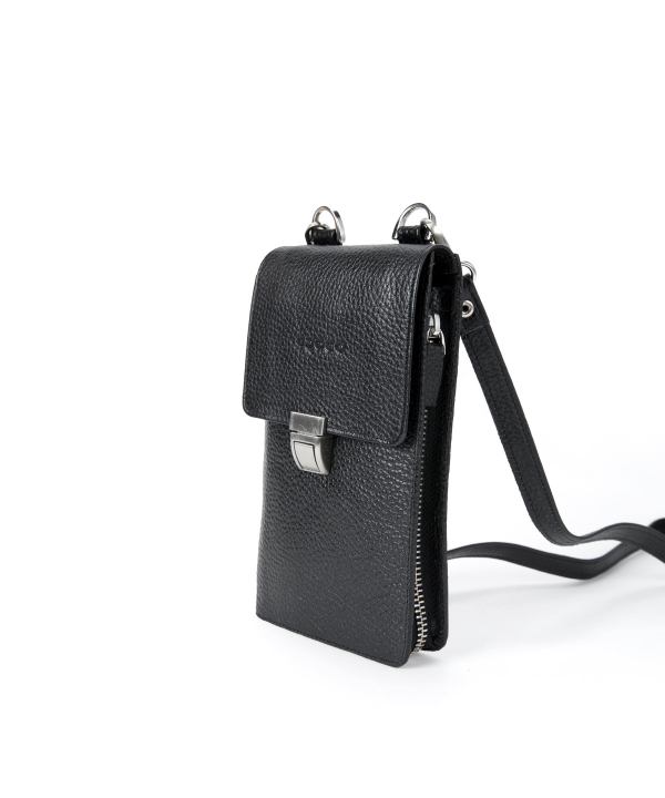 کیف گردنی چرم طبیعی چرم کروکو Croco Leather مدل آذین