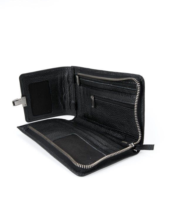 کیف گردنی چرم طبیعی چرم کروکو Croco Leather مدل آذین
