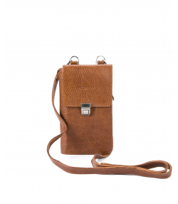 کیف گردنی چرم طبیعی چرم کروکو Croco Leather مدل آذین