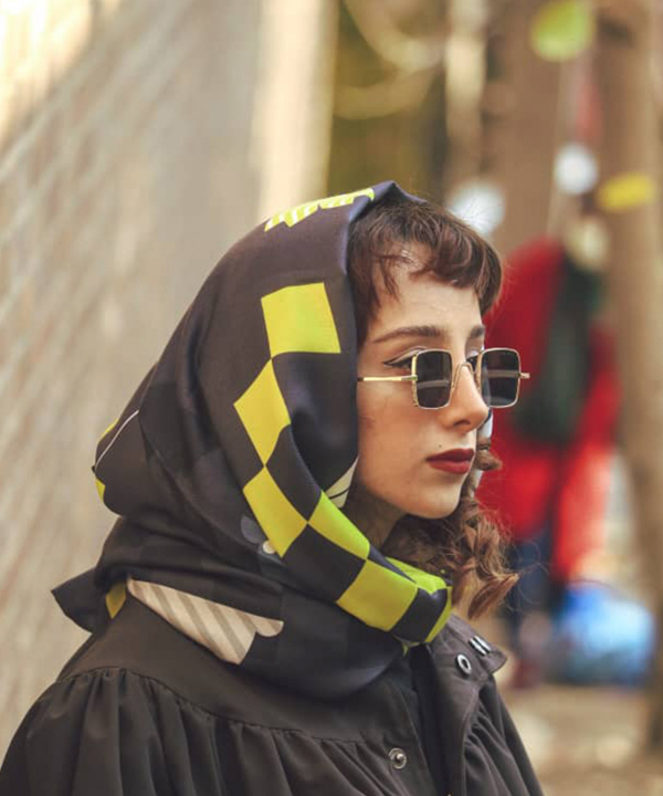 شال طرح دار زنانه دندی Dandy مدل Map