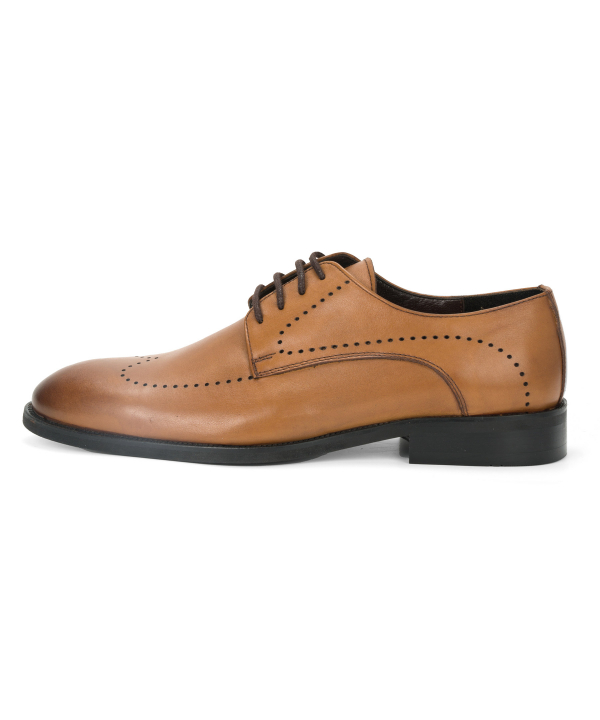 کفش مجلسی مردانه چرم طبیعی چرم مشهد Mashad Leather کد J6079