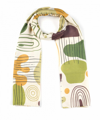 شال پاییزه طرح دار آر ان اس RNS کد 11211230