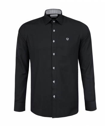 پیراهن مشکی مردانه ال آر سی LRC کد 165219