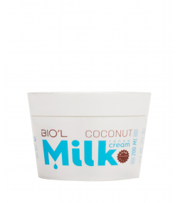 کرم نرم کننده پوست بیول BIOˊL مدل Coconut Milk حجم 200 میلی لیتر