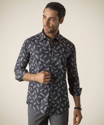 پیراهن طرح دار مردانه کروم Corum کد 2120114