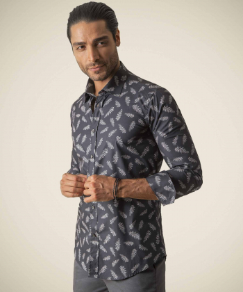 پیراهن طرح دار مردانه کروم Corum کد 2120114
