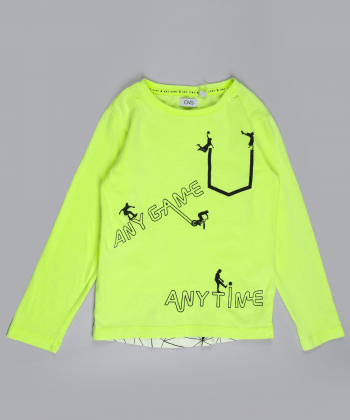 تیشرت آستین بلند پسرانه او وی اس OVS کد 151326