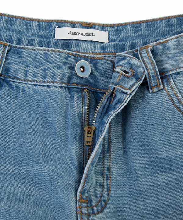 شلوارک جین آبی یخی  زنانه جین وست Jeanswest