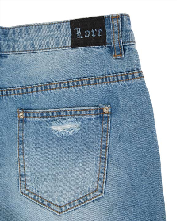 شلوارک جین آبی یخی  زنانه جین وست Jeanswest