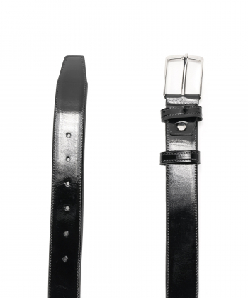 کمربند چرم طبیعی ورنی مردانه شیفر Shifer کد 687A