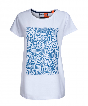 تیشرت یقه گرد زنانه سوپردرای Superdry کد W10S10109C