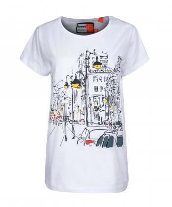 تیشرت زنانه سوپردرای Superdry کد W10S11102C
