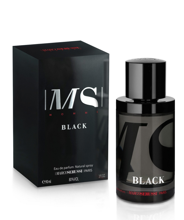 ادوپرفیوم مردانه مارکو سروسی Marco Serussi مدل MS Black حجم 90 میلی‌لیتر