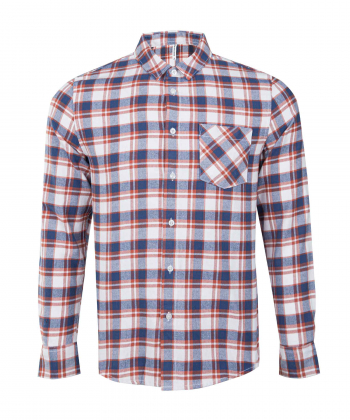 پیراهن چهارخانه مردانه جین وست Jeanswest کد 11131501