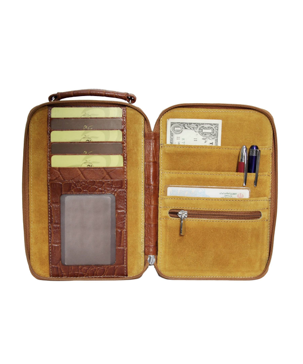 کیف دوشی چرم طبیعی بیسراک Bisrak Leather مدل وگا