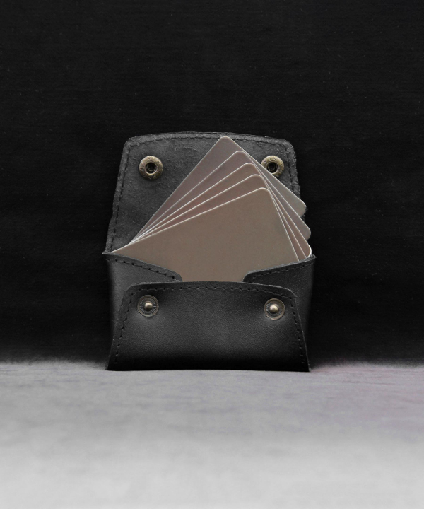 ست جاکارتی و جاکلیدی چرم طبیعی بیسراک Bisrak Leather کد 101