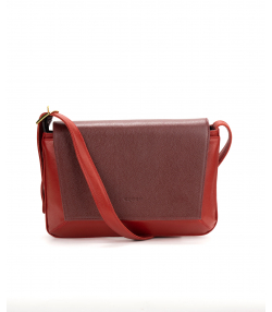 کیف دوشی زنانه چرم طبیعی چرم کروکو Croco Leather مدل مهرانا