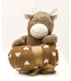 عروسک و پتو نوزاد دکو Deco مدل Giraffe