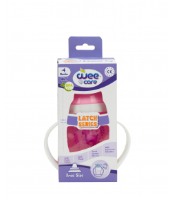 لیوان با سرسیلیکونی ارتجاعی وی کر Wee Care حجم 180 میلی لیتر کد C706