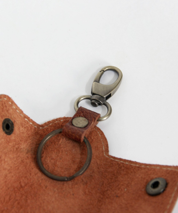 ست جاکارتی و جاکلیدی چرم طبیعی بیسراک Bisrak Leather کد 102