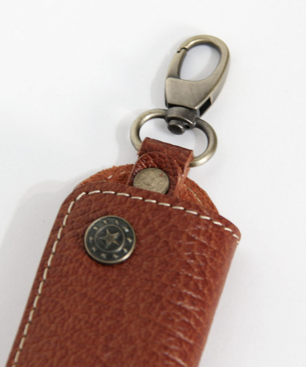 ست جاکارتی و جاکلیدی چرم طبیعی بیسراک Bisrak Leather کد 102
