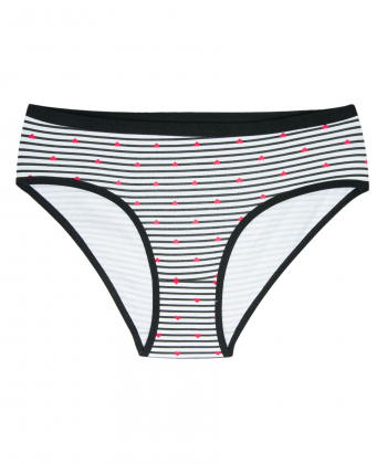 شورت نخی زنانه اسکارلت Scarlet طرح راه راه