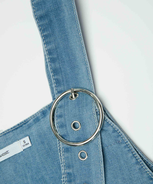 ست سارافون و تیشرت زنانه جین وست Jeanswest کد 12242507