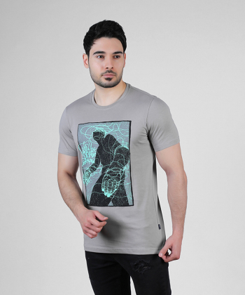 تیشرت طرح دار مردانه جامه پوش آرا JPA کد 4011010323