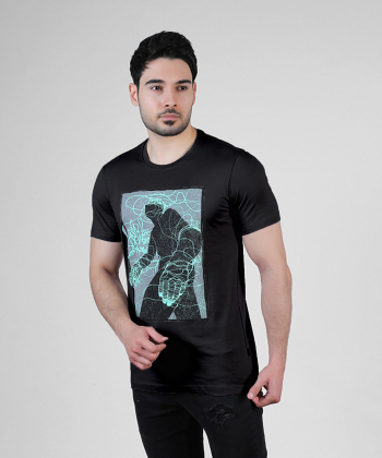 تیشرت طرح دار مردانه جامه پوش آرا JPA کد 4011010323