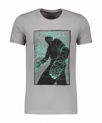 تیشرت طرح دار مردانه جامه پوش آرا JPA کد 4011010323