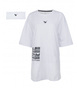 ست تیشرت و هدبند ورزشی زنانه برنده پوش Victor Wear کد 9022