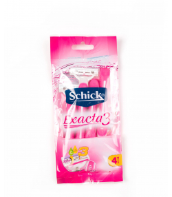 خودتراش شیک Schick مدل Exacta 3 بسته 4 عددی