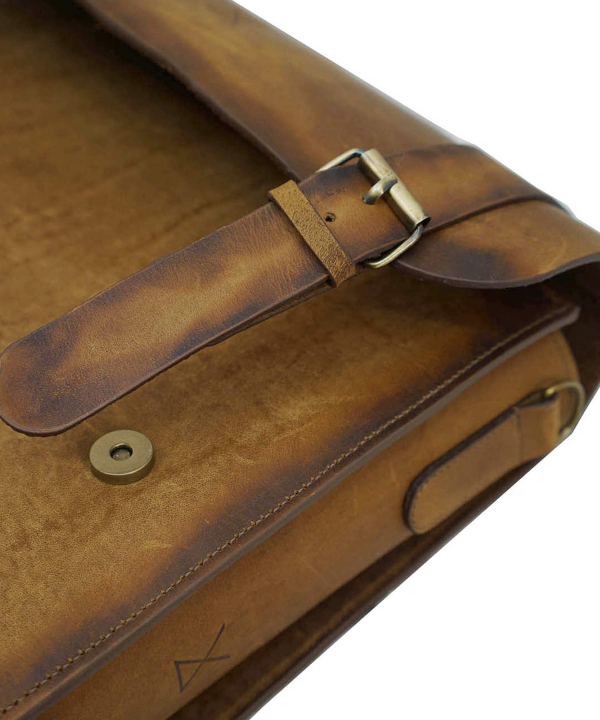 کیف اداری چرم طبیعی مردانه چرم لانکا Lanka Leather کد SBL-15-1