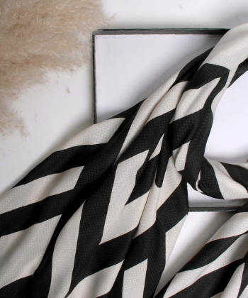 شال  طرح دار زنانه مدلینا Modelina کد 1248